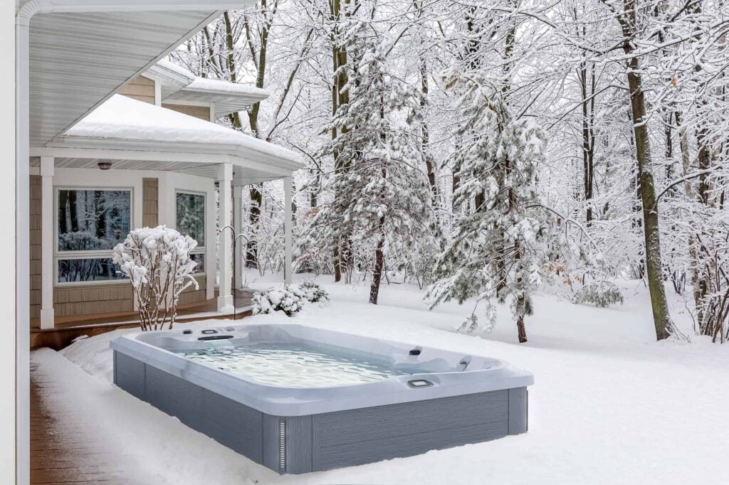 Backyard Swim Spa Installation Guide in Utah - Red Rock Spas Blog Jacuzzi backyard swim spa