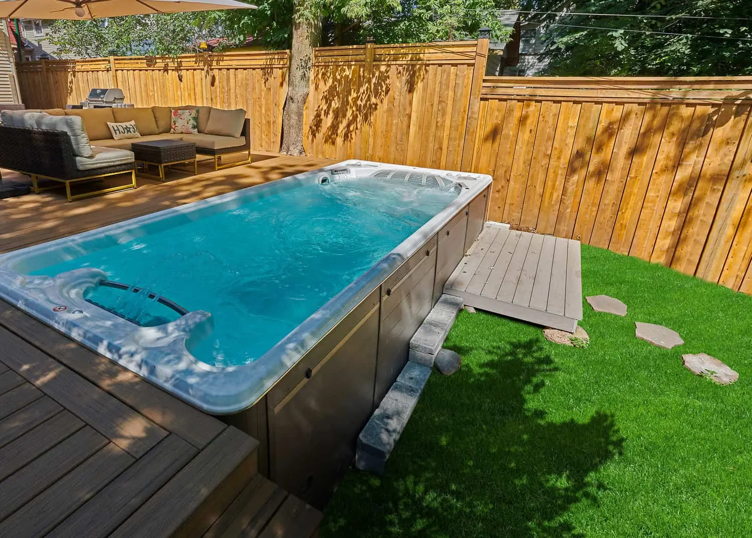 luxury swim spas