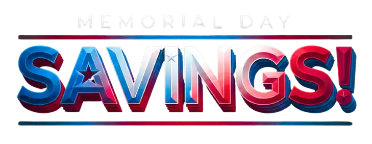 Memorial Day Logo - Red Rock Spas