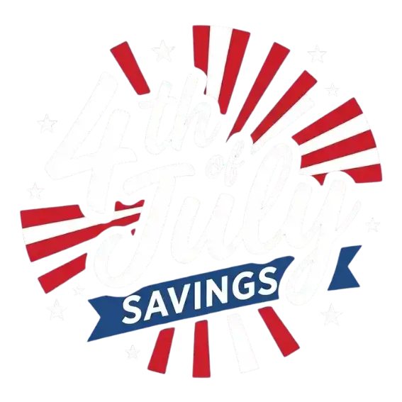 4th of july logo light - Red Rock Spas